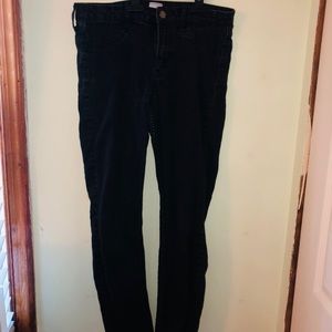 Black stone wash jeans